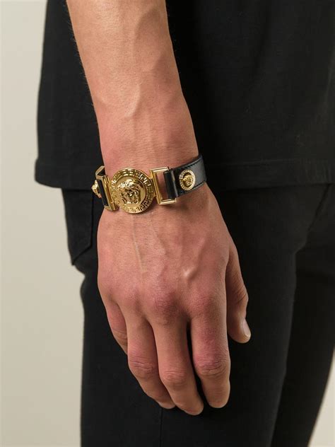 versace bracelet man|Versace necklace for men.